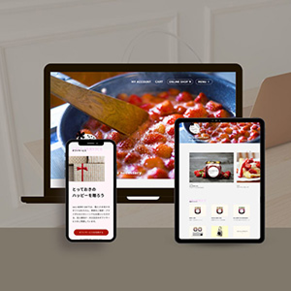 Webサイトのデザインカンプ画像